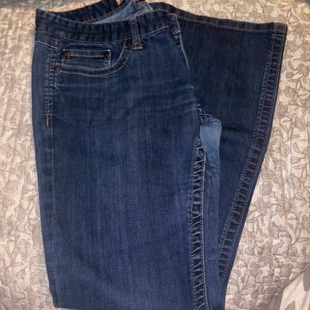 Women's Dark Blue Flare Jeans